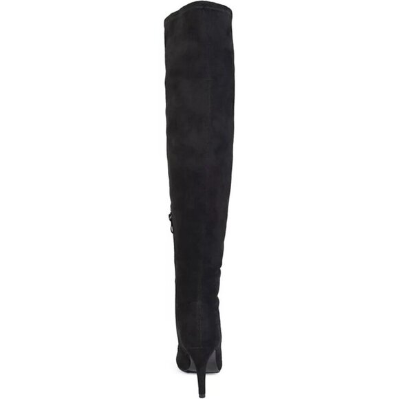 Journee Collection Womens 8.5 Trill Lace Up Over The Knee Dress Boots $79 S4 - Picture 3 of 9
